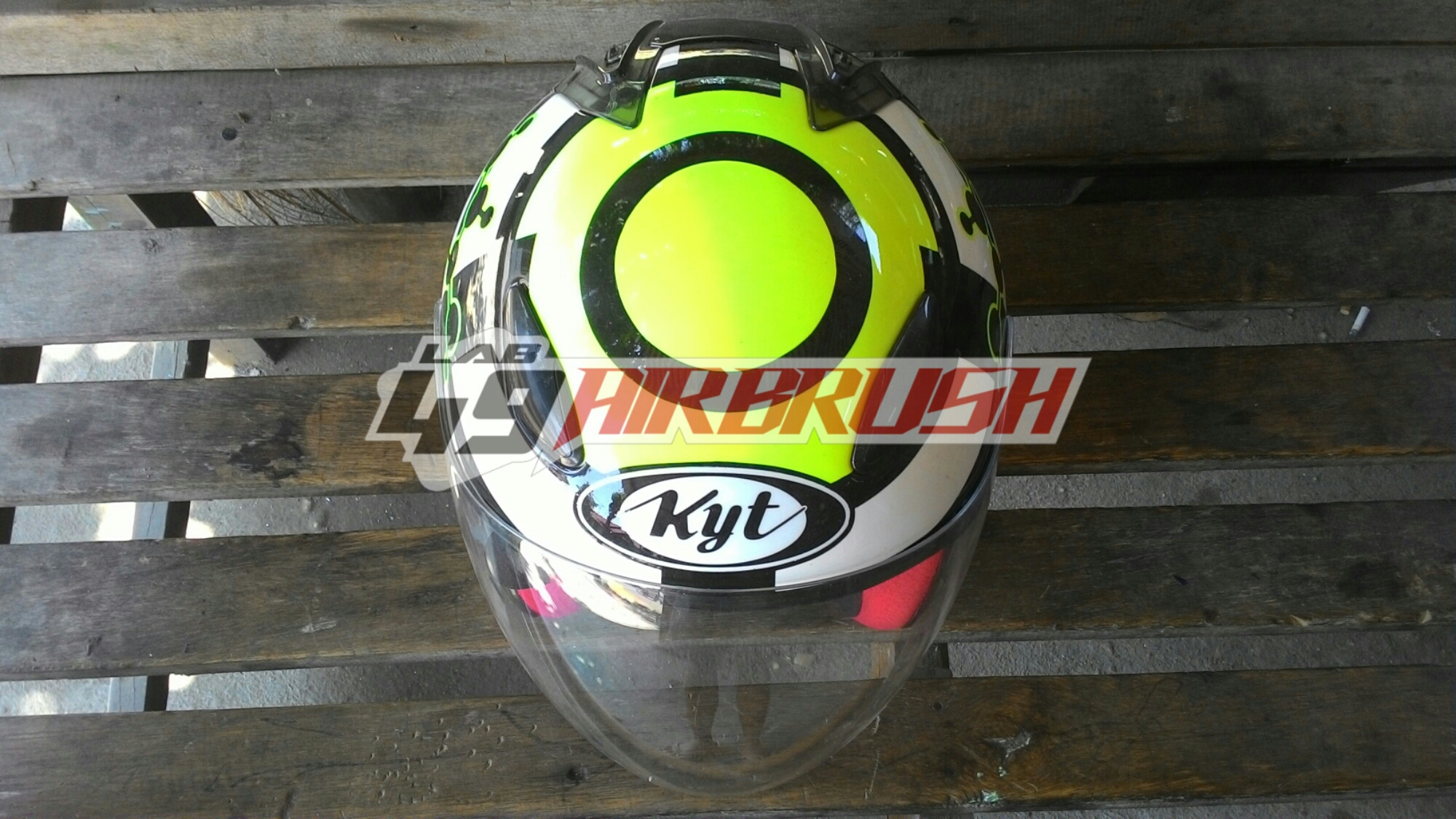Airbrush Helm KYT Ianonne MotoGP Concept LAB 49 Custom Paint Works
