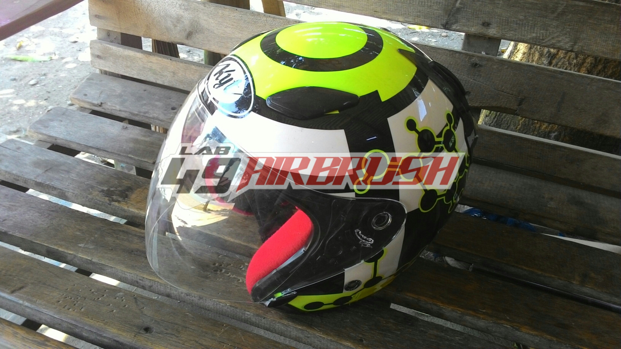 Airbrush Helm KYT Ianonne MotoGP Concept LAB 49 Custom Paint Works